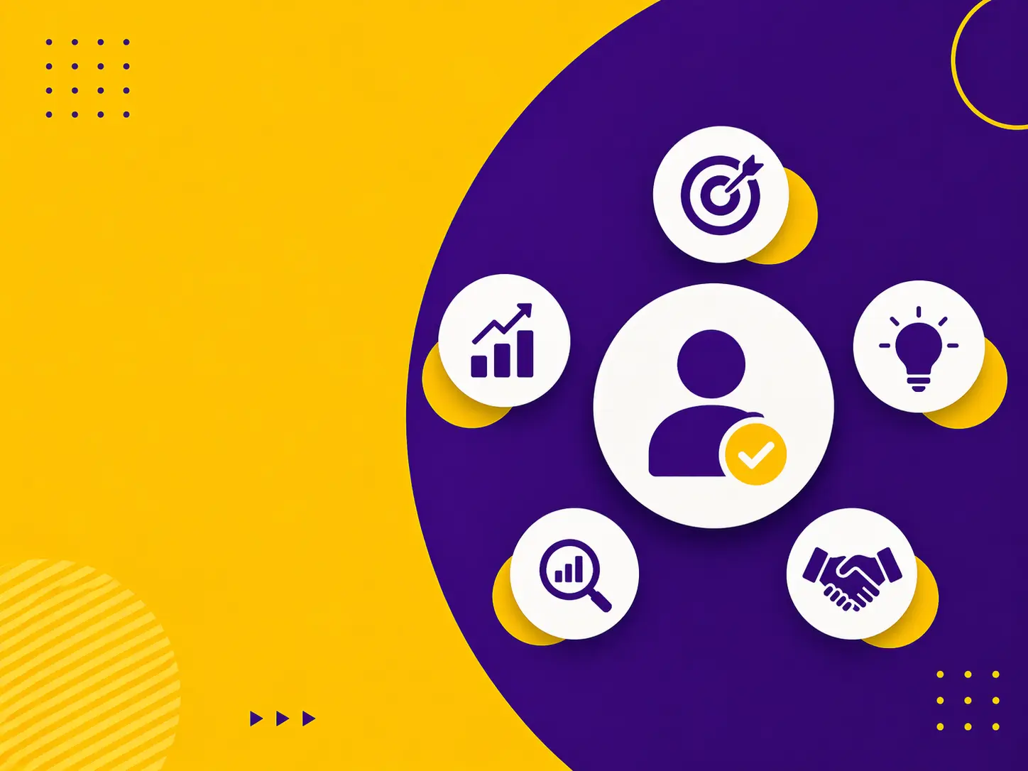 Data-driven advertising visual showing audience insights and campaign results